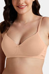 Amante Padded Non Wired Full Coverage T-Shirt Bra - Sandalwood — thumbnail 4