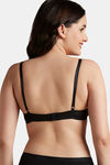 Amante Padded Non Wired Full Coverage T-Shirt Bra - Black — thumbnail 3
