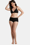 Amante Padded Non Wired Low Coverage T-Shirt Bra - Black — thumbnail 5