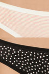 Every De By Amante Low Rise Three-Fourth Coverage Bikini Panty (Pack of 5) - Multicolor — thumbnail 8