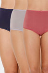 Everyde By Amante High Rise Hipster Panty (Pack of 3) - Multicolor — thumbnail 1