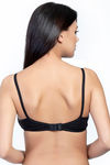 Envie Double layered Non-Wired Medium Coverage Bra - Black — thumbnail 2