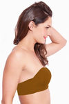 Enamor Padded Medium Coverage Wired Strapless Bra - Buff — thumbnail 3