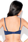 Enamor Padded Wired T-Shirt Bra - Navy — thumbnail 3