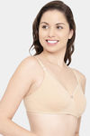 Enamor Double Layered Wirefree T-Shirt Bra - Skin — thumbnail 2