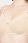 Enamor Double Layered Wirefree T-Shirt Bra - Skin — thumbnail 4