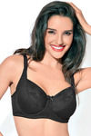 Enamor Double Layered Super Support Bra- Black — thumbnail 3