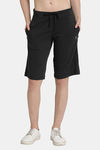 Enamor Relaxed Fit Cotton Sleep Shorts - Grey — thumbnail 1