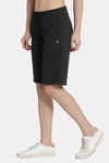 Enamor Relaxed Fit Cotton Sleep Shorts - Grey — thumbnail 2
