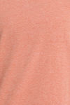Enamor  Relaxed Fit Cotton Sleep Top - Coral — thumbnail 5