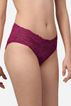 Erotissch Low Rise Half Coverage Hipster Panty - Purple — thumbnail 3