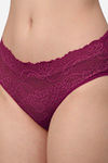 Erotissch Low Rise Half Coverage Hipster Panty - Purple — thumbnail 4