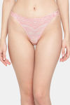 Erotissch Low Rise Half Coverage Thong - Pink — thumbnail 1