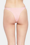 Erotissch Low Rise Half Coverage Thong - Pink — thumbnail 2