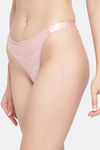 Erotissch Low Rise Half Coverage Thong - Pink — thumbnail 2