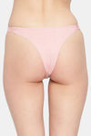 Erotissch Low Rise Half Coverage Thong - Pink — thumbnail 4