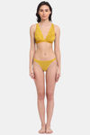 Erotissch Low Rise Half Coverage Thong - Mustard — thumbnail 5