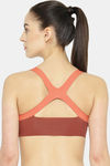 Erotissch Seamless Padded Sports Bra - Orange — thumbnail 2