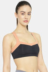Erotissch Seamless Padded Sports Bra - Black — thumbnail 2