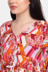 Erotissch Knee Length Kaftan Nightdress - Pink — thumbnail 5