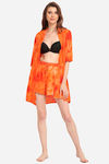Erotissch Lilly Cover-Up - Tye-Dye Orange — thumbnail 1