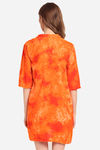 Erotissch Lilly Cover-Up - Tye-Dye Orange — thumbnail 2