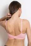 Rosaline Everyday Double Layered Non Wired 3/4th Coverage Bra - Quartz Pink — thumbnail 3