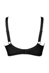 Enamor Non Padded Underwired Ultimate Support Bra-Black — thumbnail 3