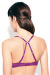 Enamor Seamed Padded Underwired Multiway Bra- Purple — thumbnail 2