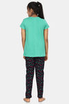 Charak Cotton Pyjama Set - Green — thumbnail 2