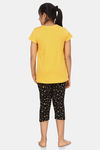 Charak Cotton Pyjama Set - Yellow — thumbnail 2