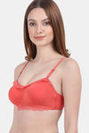 Amour Secret Padded Non Wired Demi Coverage Tube Bra - Rust — thumbnail 3