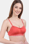 Amour Secret Padded Non Wired Demi Coverage Tube Bra - Rust — thumbnail 5