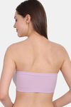 Amour Secret Single Layered Non Wired 3/4th Coverage Tube Bra - Light Purple — thumbnail 2