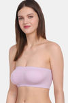 Amour Secret Single Layered Non Wired 3/4th Coverage Tube Bra - Light Purple — thumbnail 3