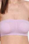 Amour Secret Single Layered Non Wired 3/4th Coverage Tube Bra - Light Purple — thumbnail 4