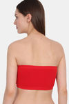 Amour Secret Padded Non Wired 3/4th Coverage Tube Bra - Red — thumbnail 2