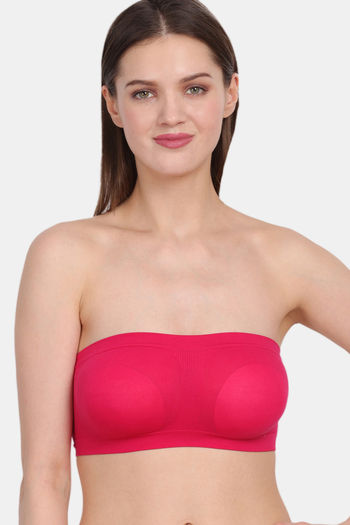 Buy Amour Secret Padded Non Wired 3/4th Coverage Tube Bra - White at Rs.307  online