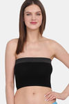 Amour Secret Single Layered Non Wired 3/4th Coverage Tube Bra - Black — thumbnail 1