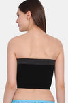 Amour Secret Single Layered Non Wired 3/4th Coverage Tube Bra - Black — thumbnail 2