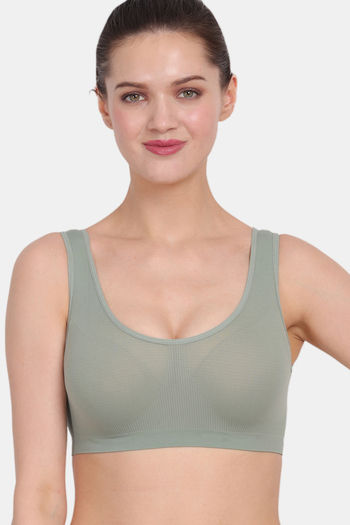 Buy VStar Double Layered Non Wired Medium Coverage Super Support Bra - Dark  Red at Rs.347 online