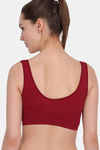 Amour Secret Single Layered Non Wired 3/4th Coverage T-Shirt Bra - Maroon — thumbnail 2