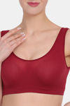 Amour Secret Single Layered Non Wired 3/4th Coverage T-Shirt Bra - Maroon — thumbnail 4