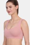 Amour Secret Single Layered Non Wired 3/4th Coverage T-Shirt Bra - Peach — thumbnail 3