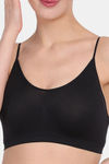 Amour Secret Single Layered Non Wired 3/4th Coverage T-Shirt Bra - Black — thumbnail 4
