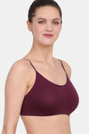 Amour Secret Single Layered Non Wired 3/4th Coverage T-Shirt Bra - Purple — thumbnail 5