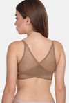 Amour Secret Padded Non-Wired Medium Coverage T-Shirt Bra - Olive — thumbnail 2