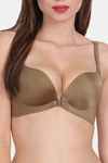 Amour Secret Padded Non-Wired Medium Coverage T-Shirt Bra - Olive — thumbnail 4