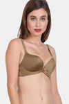 Amour Secret Padded Non-Wired Medium Coverage T-Shirt Bra - Olive — thumbnail 5