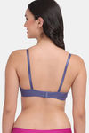 Amour Secret Padded Non Wired 3/4th Coverage T-Shirt Bra - Blue — thumbnail 2